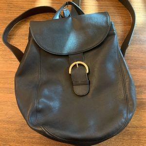 Vintage Coach buckle backpack